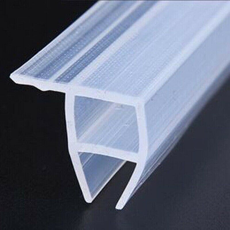 Glas Afdichting Strips H/F/U Vorm Siliconen Douche Scherm Afdichting Sliding Strip Rubber Voor 6-12mm Deur Badkamer Raam Glas 1M #40: 10mm / Corner