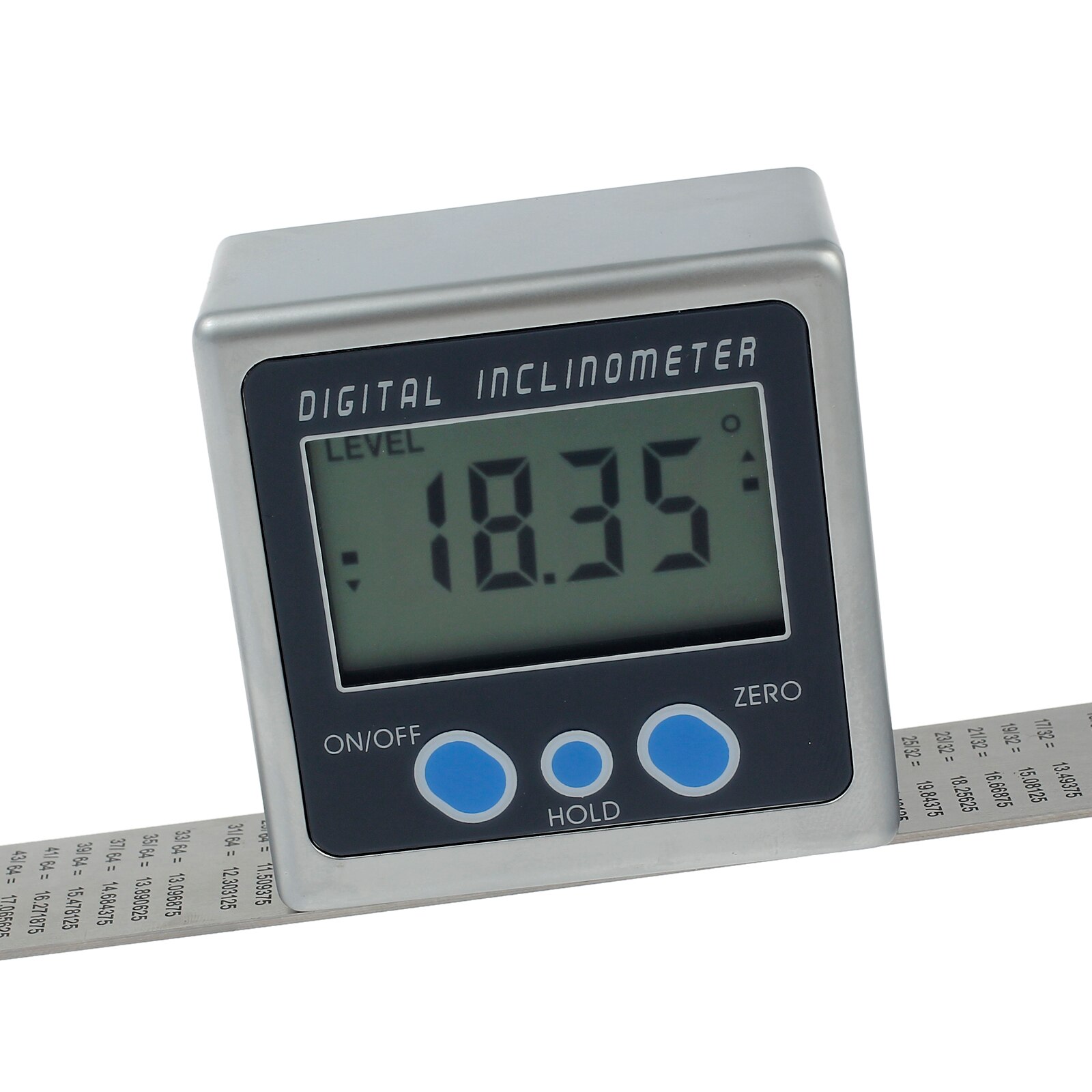 Neoteck IP54 0-360 Degree Digital Angle Gauge Protractor Inclinometer Mini Bevel Box Magnets 0.05 Degree ± 0.2 Degree Accuracy