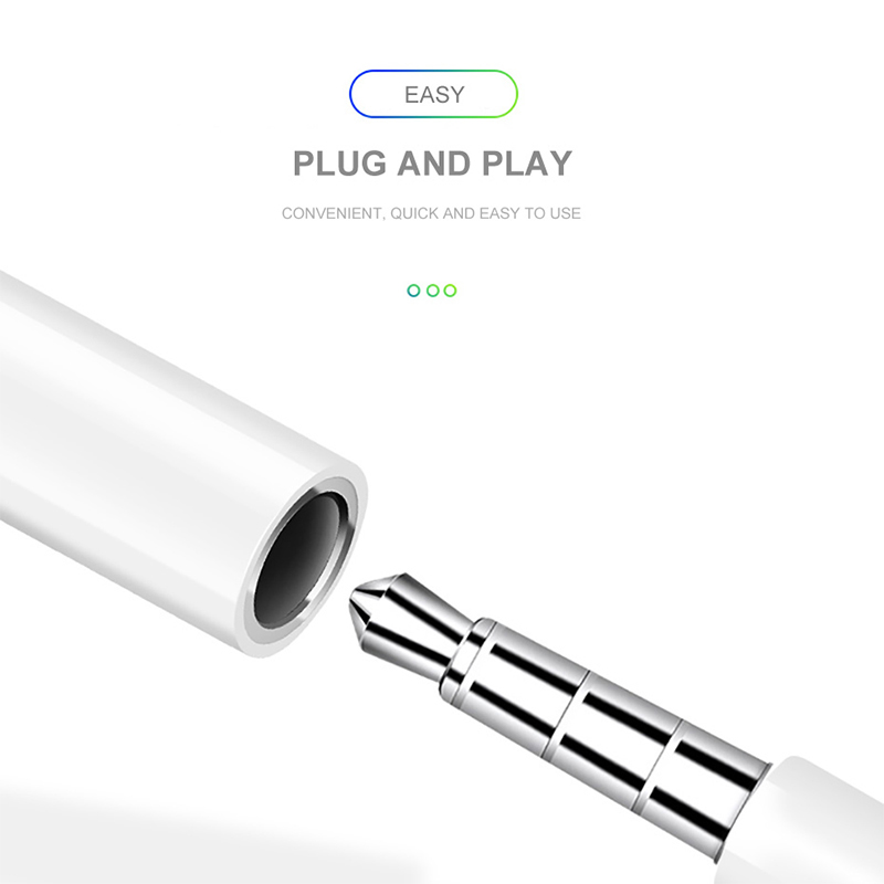 AUX Adapter For iPhone Female To 3.5mm Male Adapters IOS 11 12 13 Headphone Adapter For iPhone 7 8 X Headphone Jack Cable
