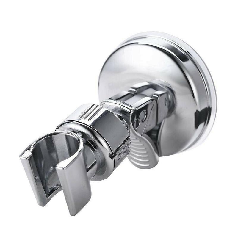 Support Universel Pour Pommeau De Douche - Adaptable Aux Colonnes De Douche De 18 Mm - Poignée Chromée