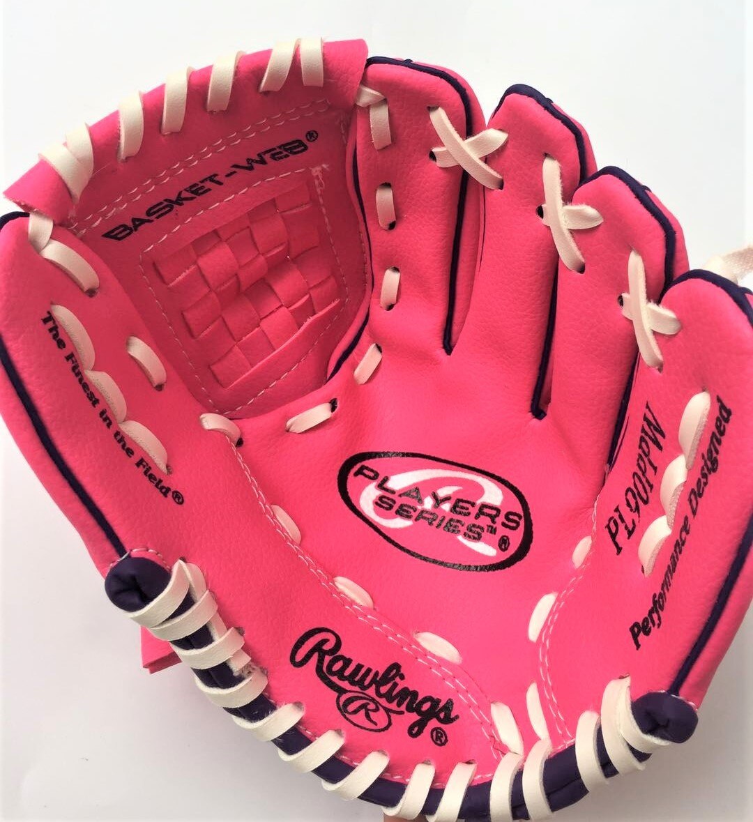 Kids Baseball Batting Gloves Men Equipment Softball Practice Hand Baseball Glove Weighted Guante Beisbol Outdoor Sports BJ50ST: Pink