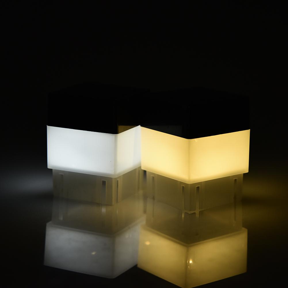 Lámpara Solar LED para porche, sendero, calle, valla, jardín, escaleras, césped, pasillo, luz blanca/cálida, 6V, 2W