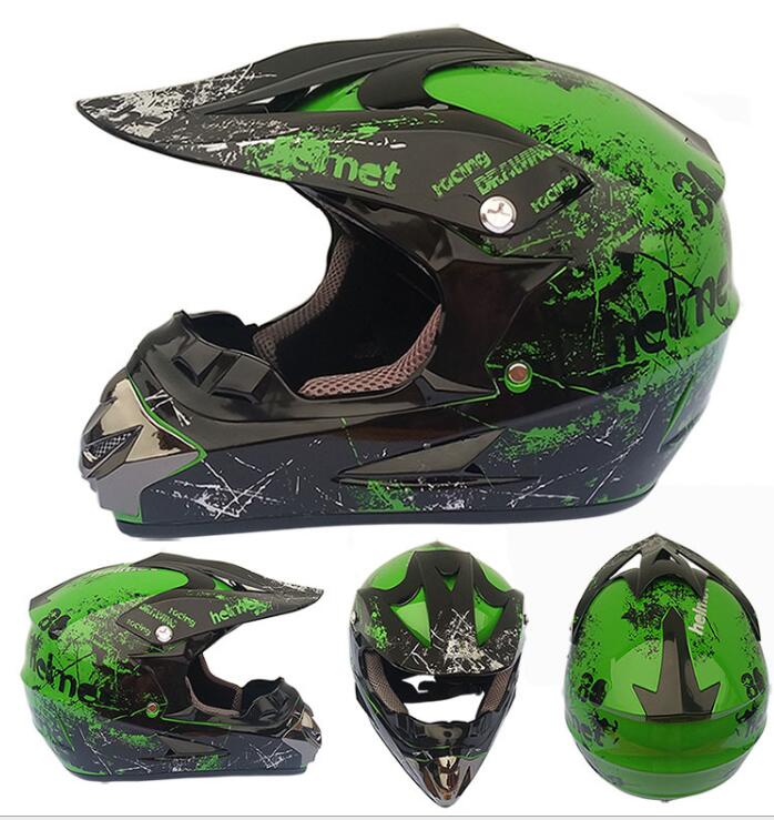 Child Youth Motocross Body Protect Armor Vest Downhill Mountain bike Knee Elbow Guard: only helmet 5 / height(1.55-1.7)