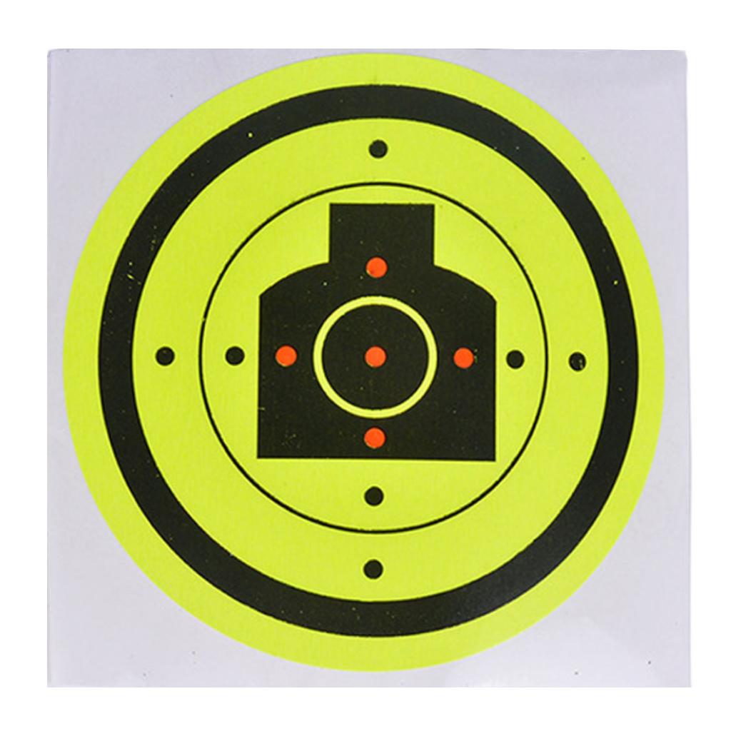 100 stück 7.5cm Darm sichtbare, selbstklebende papierzielscheiben