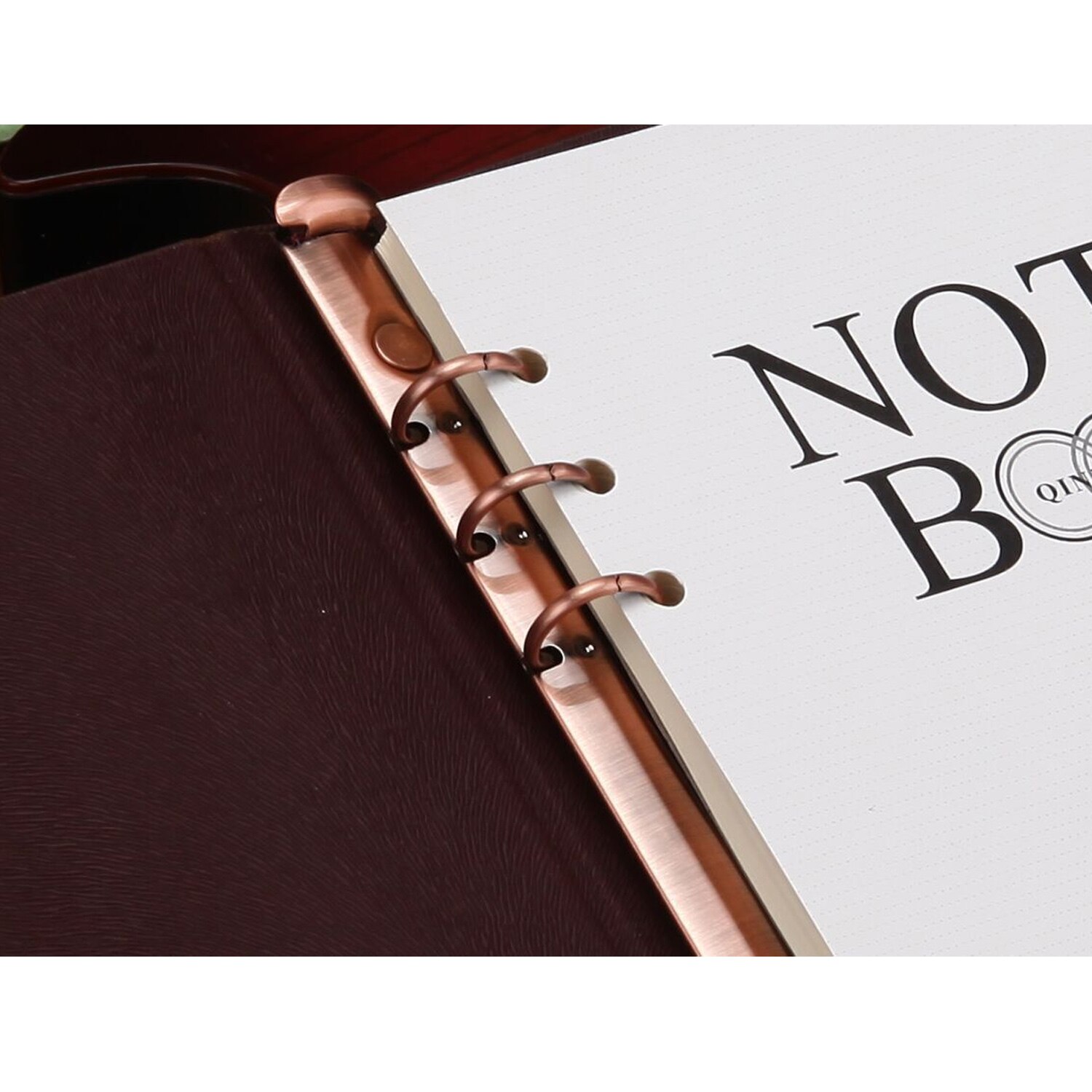 A5 Metal Spiral Binder Clip 6 Ring Binding Clips for Loose-leaf File Folder Diary Notebook DIY Photo Album