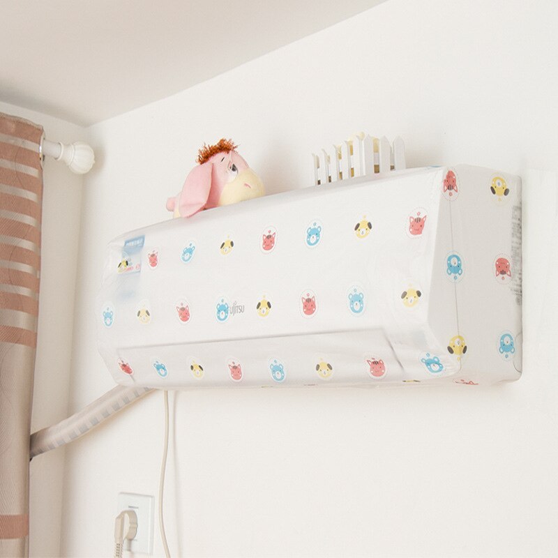 1 sztuk klimatyzacja pokrywa kwiat wzór klimatyzator pyłoszczelna ochraniacz Dom dekoracja: 3