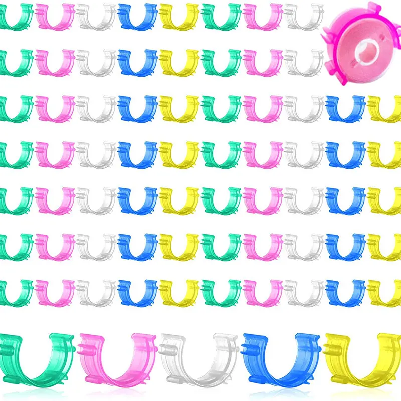 100 Clips à Bobine De Fil Colorés - Pour Organiser Vos Fils De Couture, Machine à Coudre, Broderie
