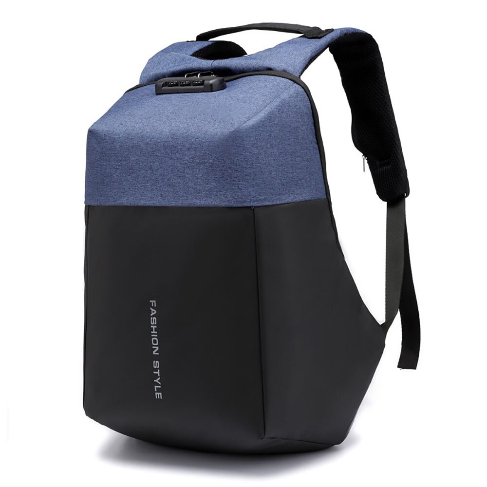 Password Lock Anti Theft Laptop Backpack For Men Waterproof Large Capacity Men's 15.6" Laptop Backpack Travel Schoo Bags