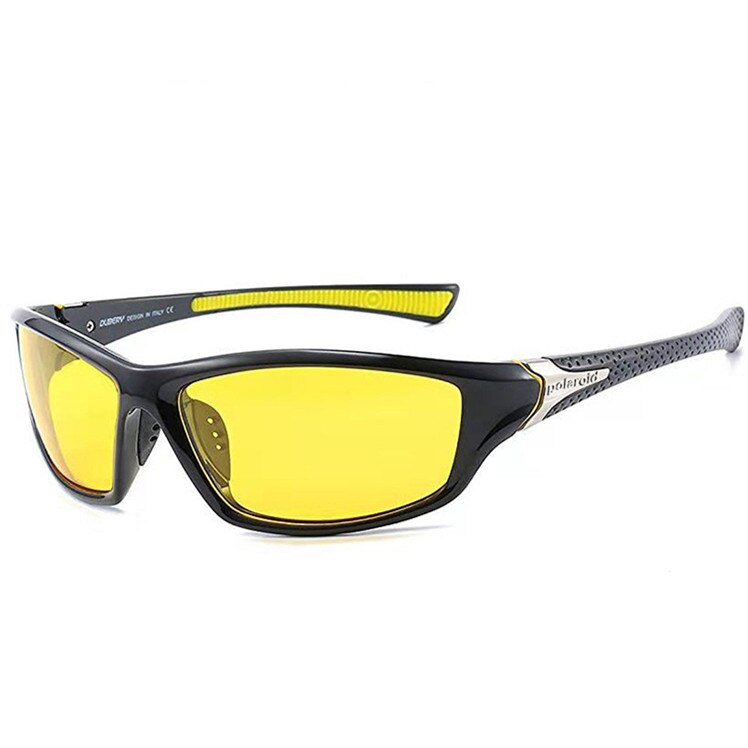 Unisex 100% uv400 polariserede kørselssolbriller til mænd polariserede stilfulde solbriller mandlige beskyttelsesbriller: C7