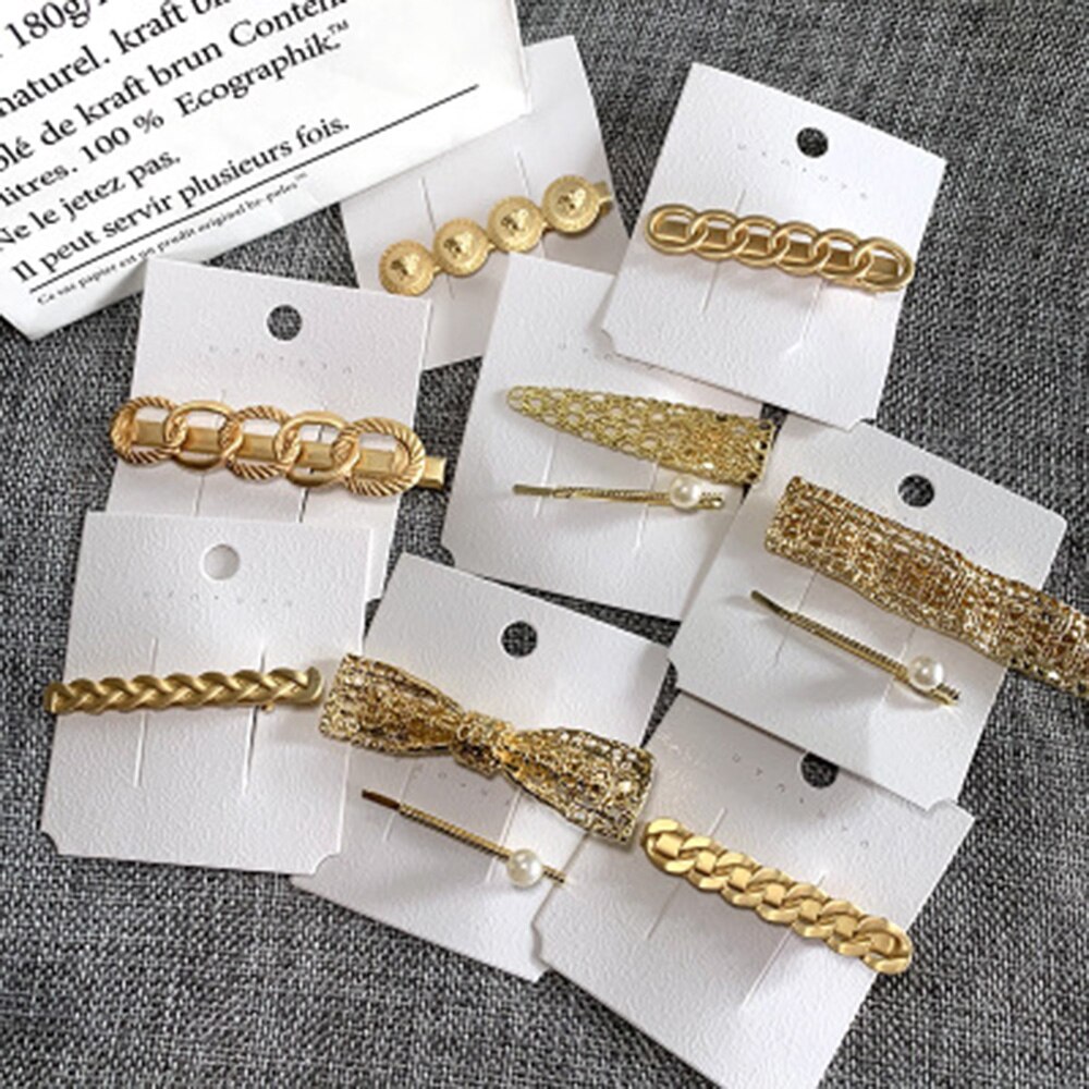 1Pc Style Metal Wind Hairpin Chain Hairpin Handmade Fairy Hair Accessories Styling Tool Women Girls