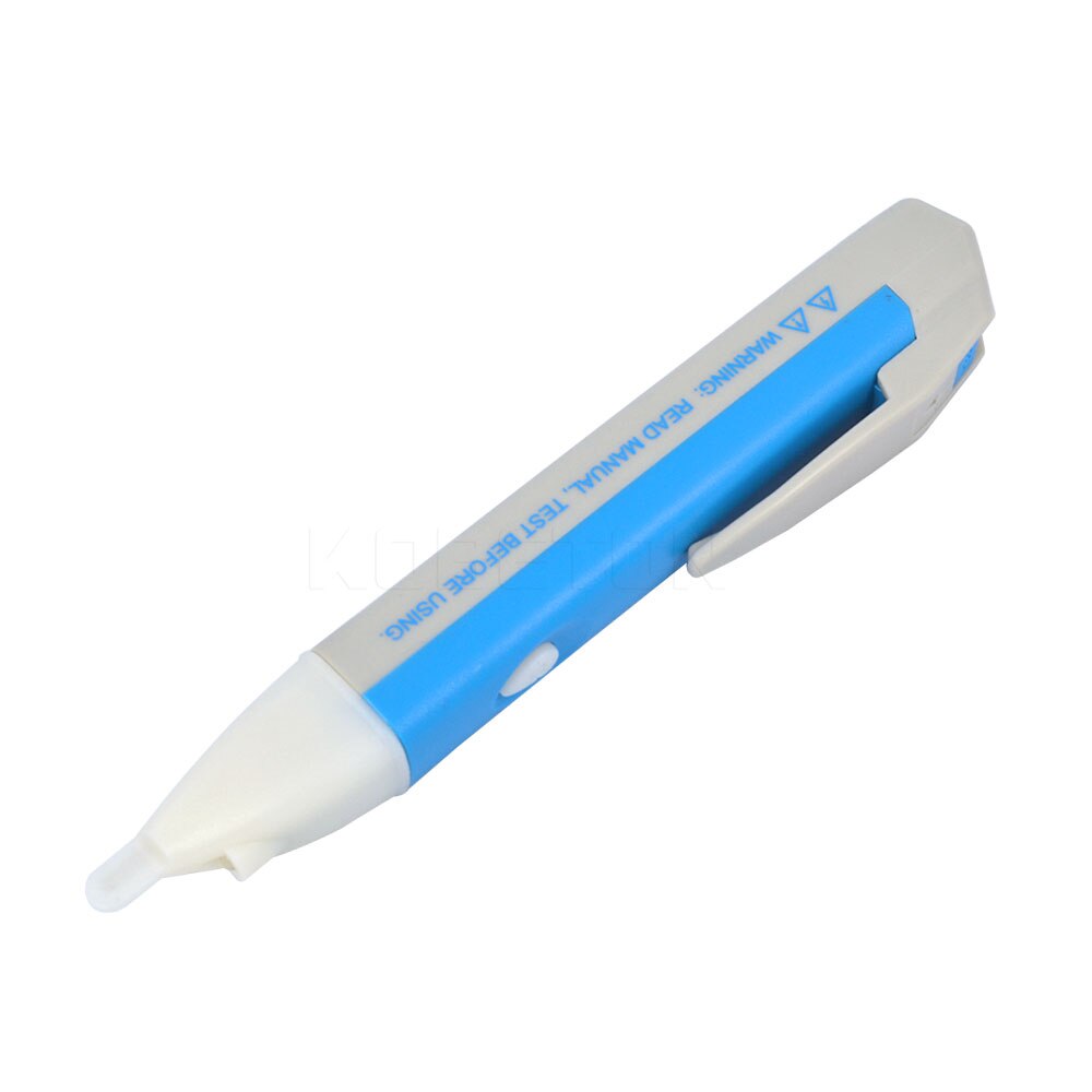 kebidumei Safe Non-Contact Detection Electric Voltage Volts Detector Tester Sensor Pen Stick AC 90~1000V LED Buzzer Alarm