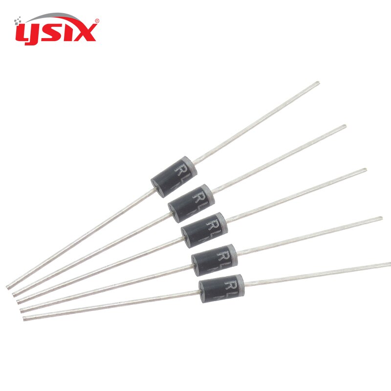 6 Stück Diode FR207 1000V 2A Gleichrichterdiode DO 15