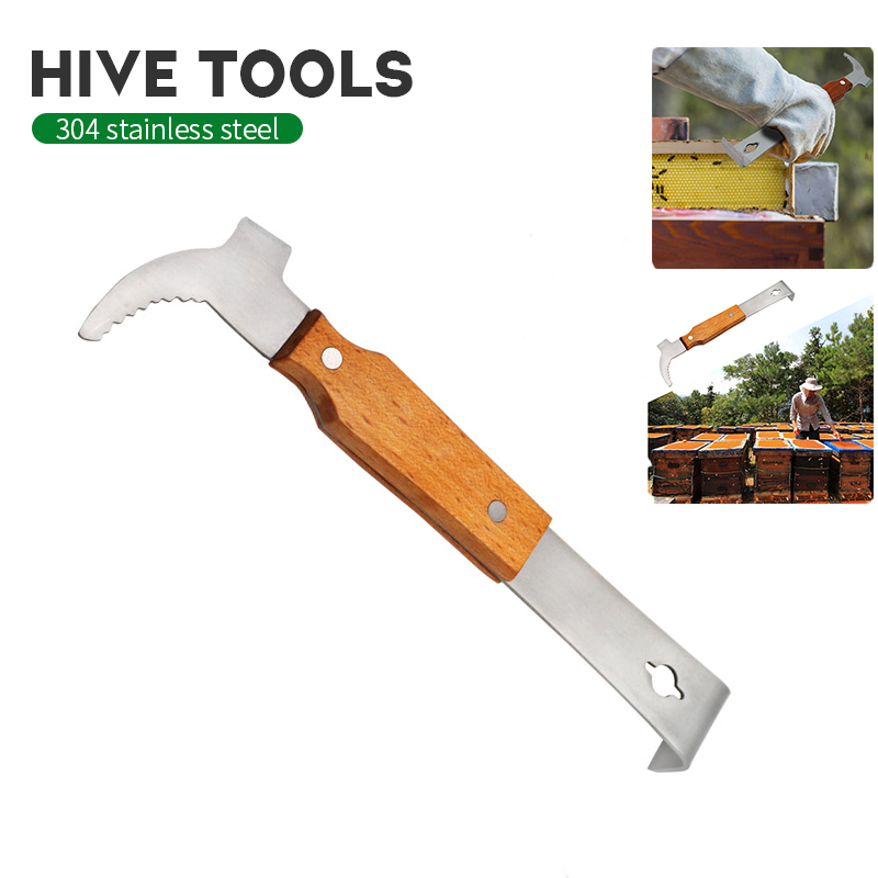 Houten Bee Honing Cutter Bijenteelt Hive Gereedschap Cut Honing Mes Bijenteelt Nodige Bijenkorf Bee Apparatuur Schraper