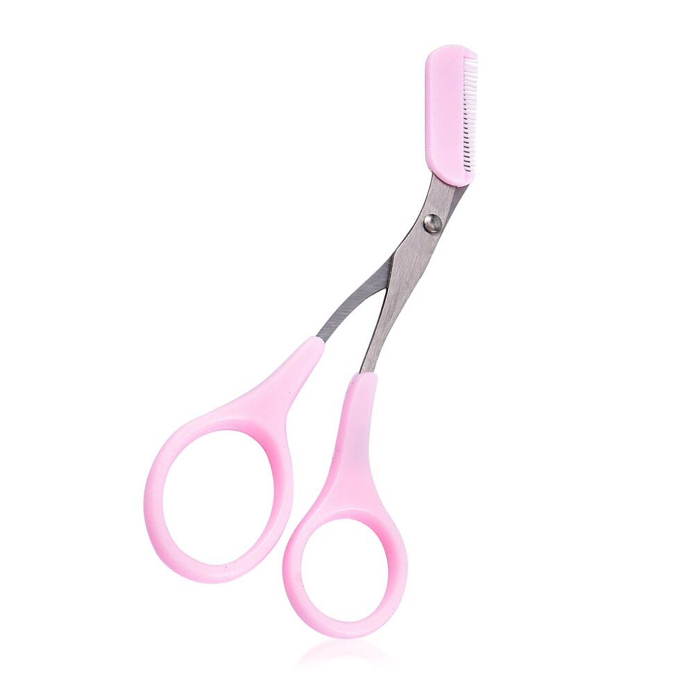Mini ciseaux pliants de poche en acier inoxydable, outil de manucure, de maquillage et de beauté, Portable, , pour sourcils, coupe du visage, 1 pièce: AU287