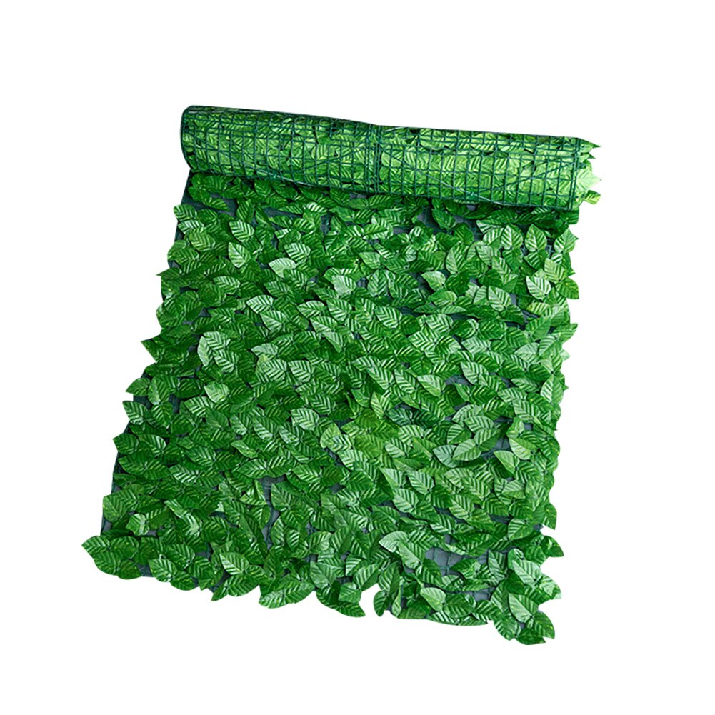 Artificial leaf fence net Artificial Hedges Fence Faux Ivy Vine Leaf Decoration Simulation Green Plants for Outdoor Garden Decor