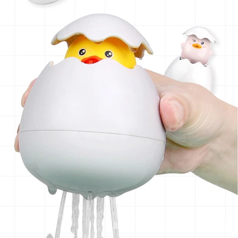 Baby Bathing Toy Kids Cute Duck Penguin Egg Water Spray Sprinkler Bathroom Sprinkling Shower Swimming Water Kids Water Toys