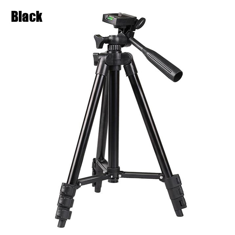 Extendable Adjustable Tripod Stand Mount Holder Clip Durable Camera Phone Holder Bracket H-best: Black