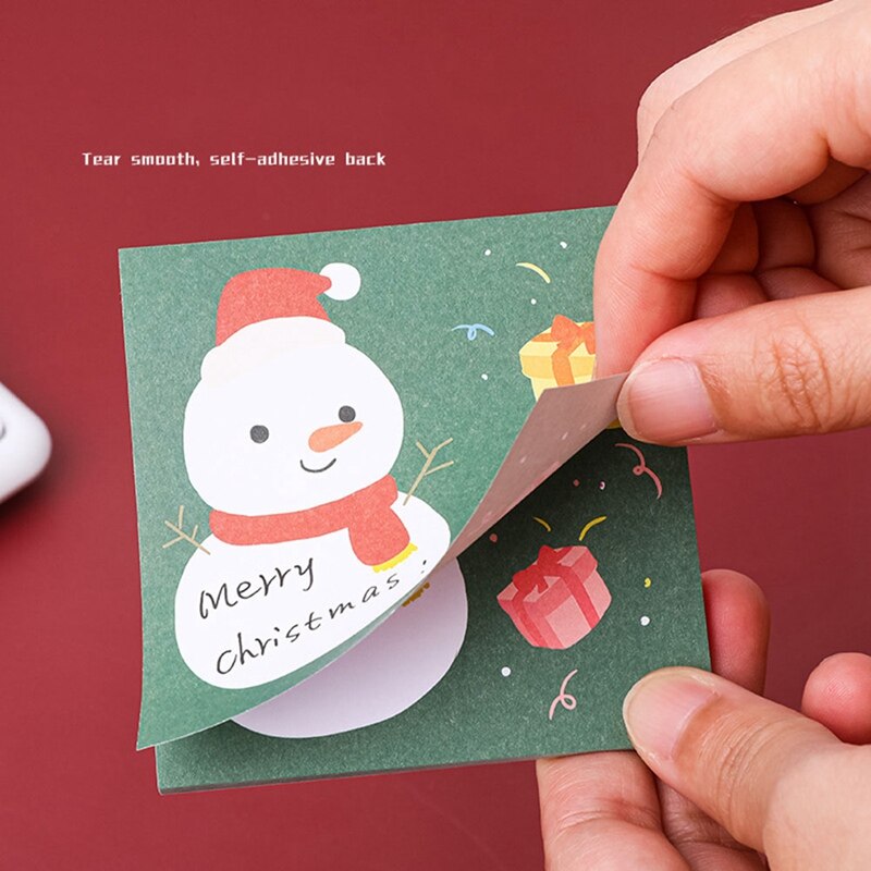 Christmas Sticky Notes Novelty Cartoon Planner Stickers Student Stationery Sticky Notes N Posts Memo Sheets Learning Supplies