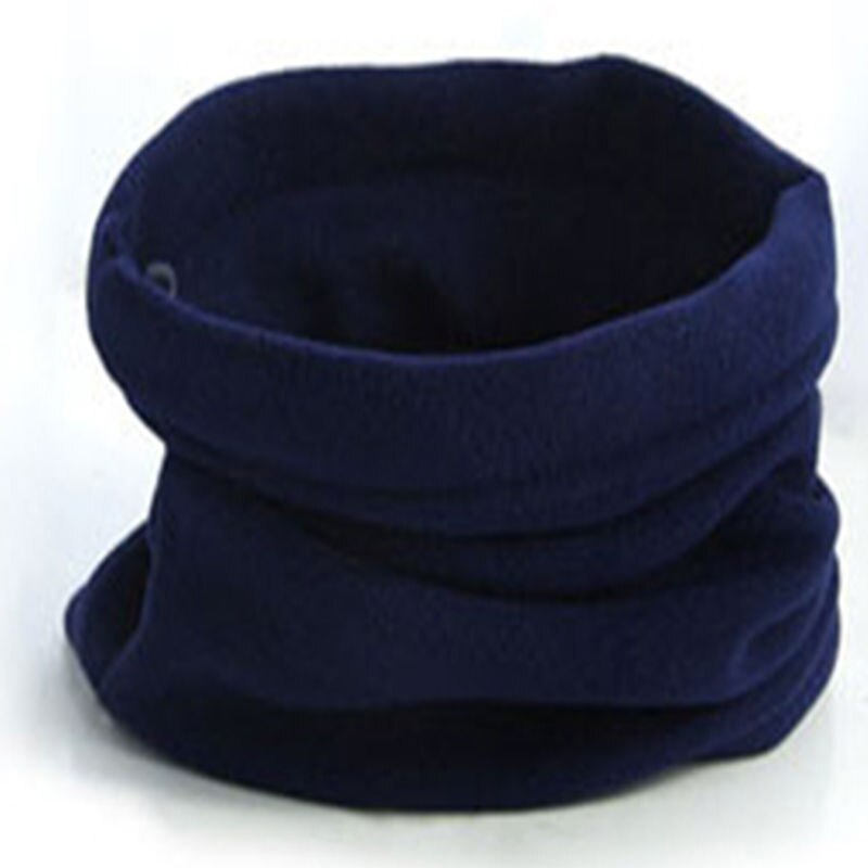 Winter Essential Unisex Polar Fleece Neck Men and Women All Appropriate Headband Wrap Shawl Scarf 9 colors: Navy