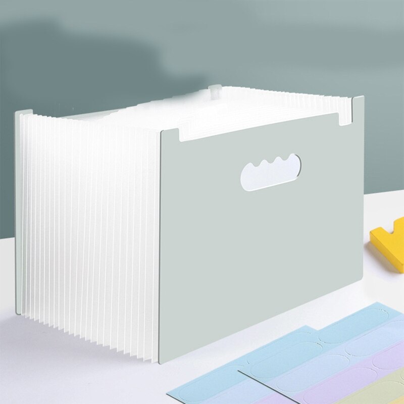 Portable A4 File Folder Waterproof Vertical File Folder Office School Supplies