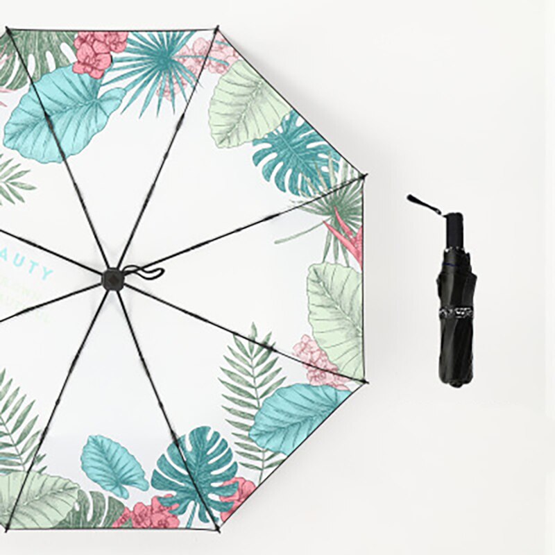 YADA Graffiti dessin animé drôle beau parapluie pluvieux pliant Anti-UV imperméable parapluies Parasol Protection solaire parapluie YD200099: YD200099L