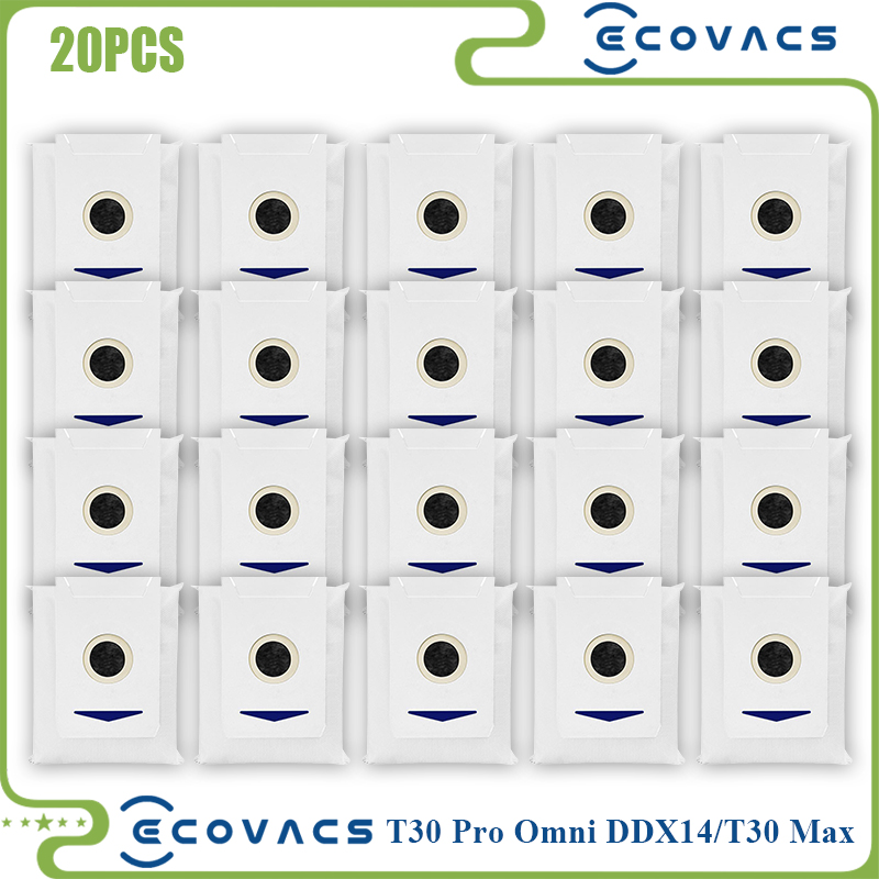 per Ecovacs Deebot T30 pro OMNI / T30 Max / T30 / DDX14 Aspirapolvere Spazzola laterale principale Filtro HEPA Mocio Panno Parti di ricambio: Rosso