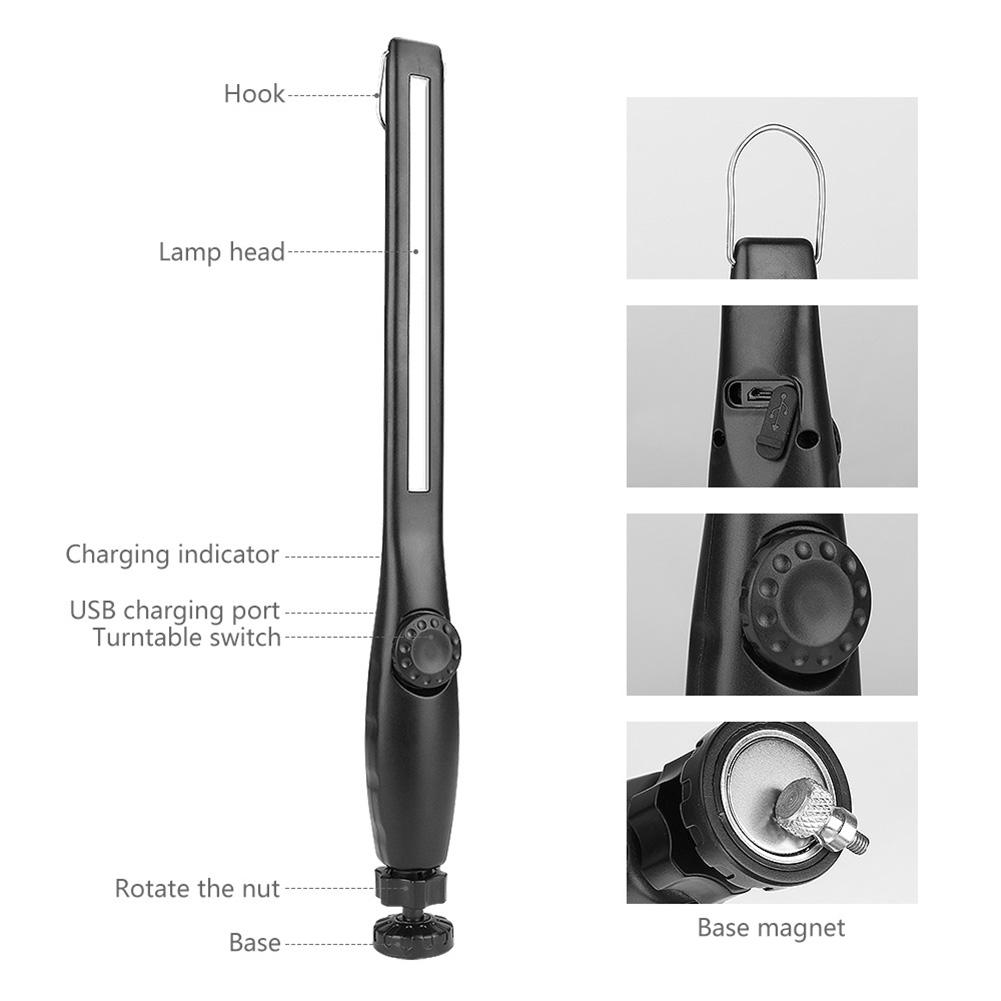 Portable Handheld 40LED UV Disinfection Light UVC Germicidal Light Ultraviolet Sterilizer Lamp for School Office Home