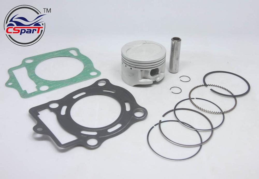LONCIN ZONGSHEN-Juego de juntas de pistón de motor refrigerado por agua, CB250, 250, 250cc, 70mm, 16mm, cilindro de dirt bike atv quad