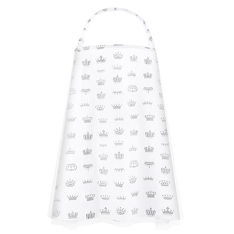 Pustende mor ammende ammetrekk bomull muslin babymating sjal pads utendørs barsel pleie trekk kappe forkle: A7