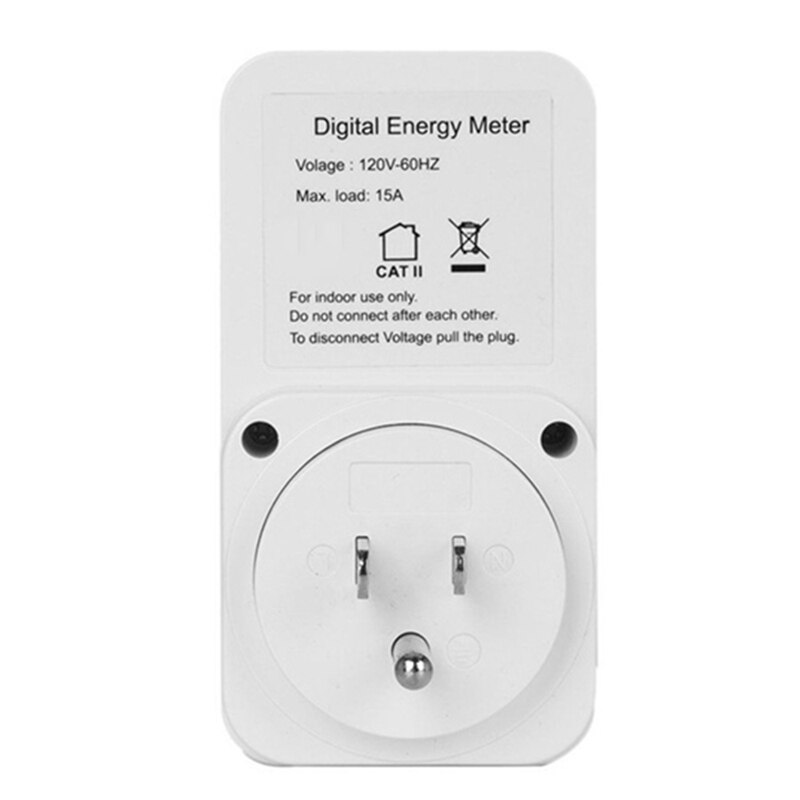 Digital Energy Meter Wattmeter LCD Power Monitor Meter Electricity Test Measuring Socket 230V 16A