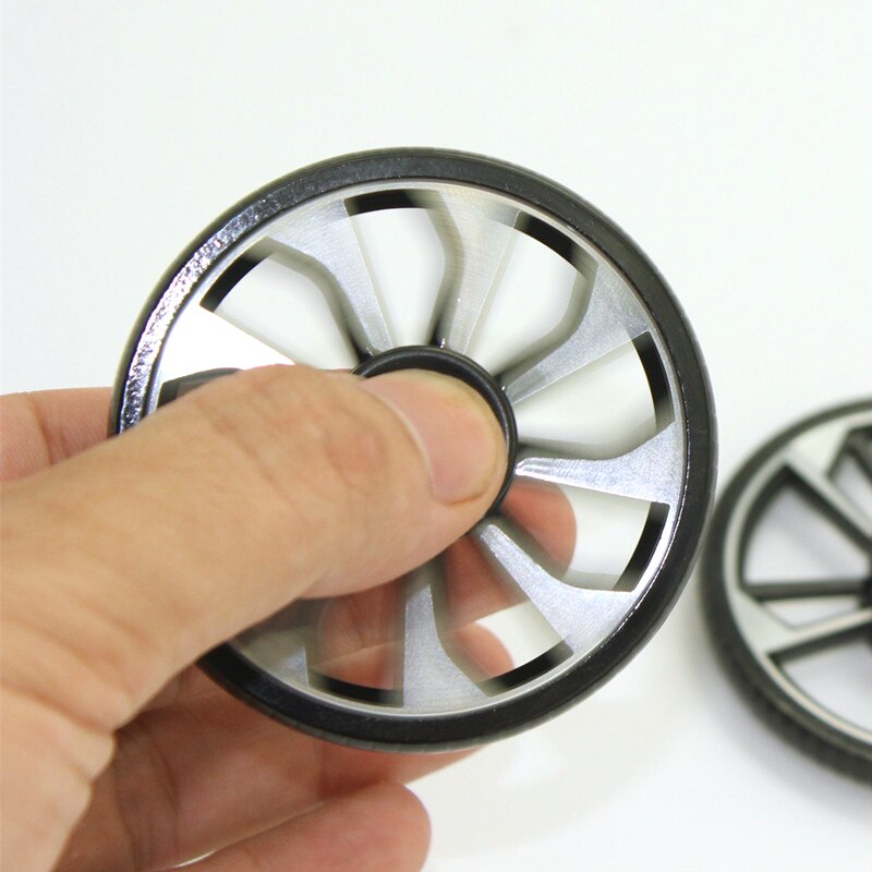Spinner metall rund spinner 5 min fidget spinners hjul