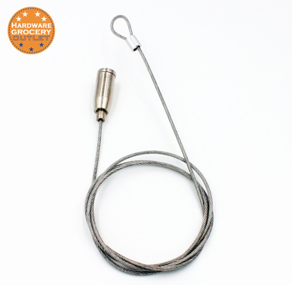 Adjustable Hanger Hooks Bullet Shape Stainless Steel Wire Art Gallery Display Hanging System Accessories 2pcs
