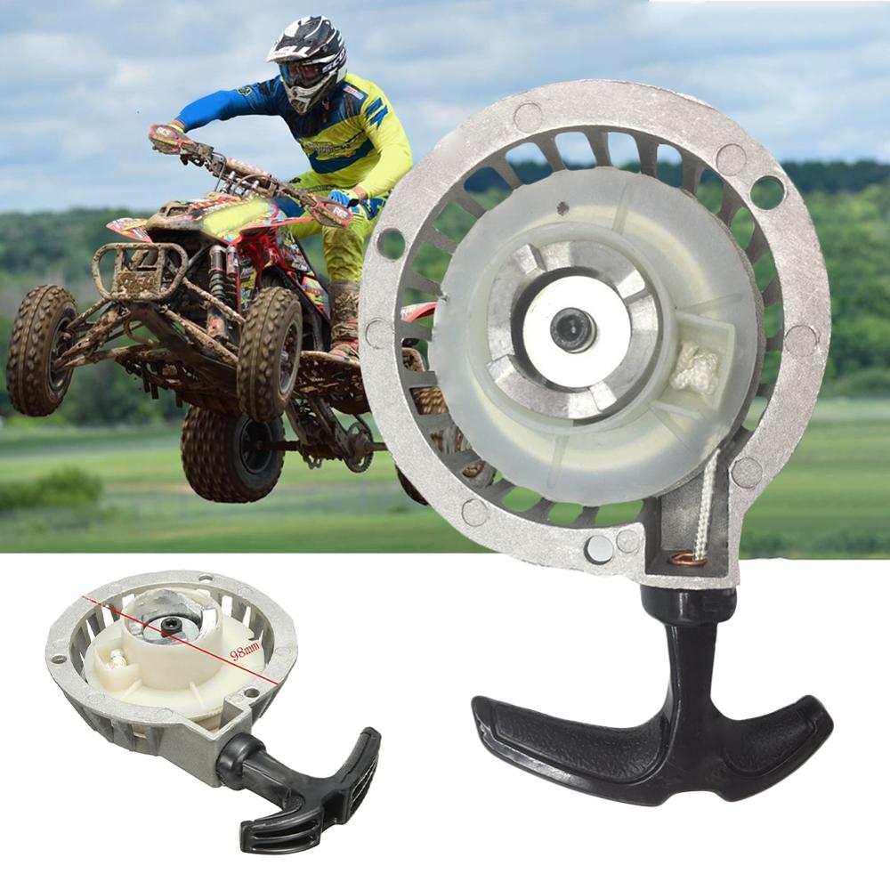 HMParts Aluminium Pull Starter For Pocket Bike 47/49cc – Silver