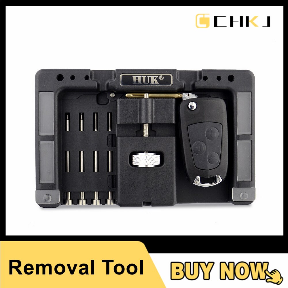 CHKJ HUK Car Key Fixing Tool Vice Of Flip key Pin Remover Split Disassembly Pin Tool Locksmith Tool With Four Pins