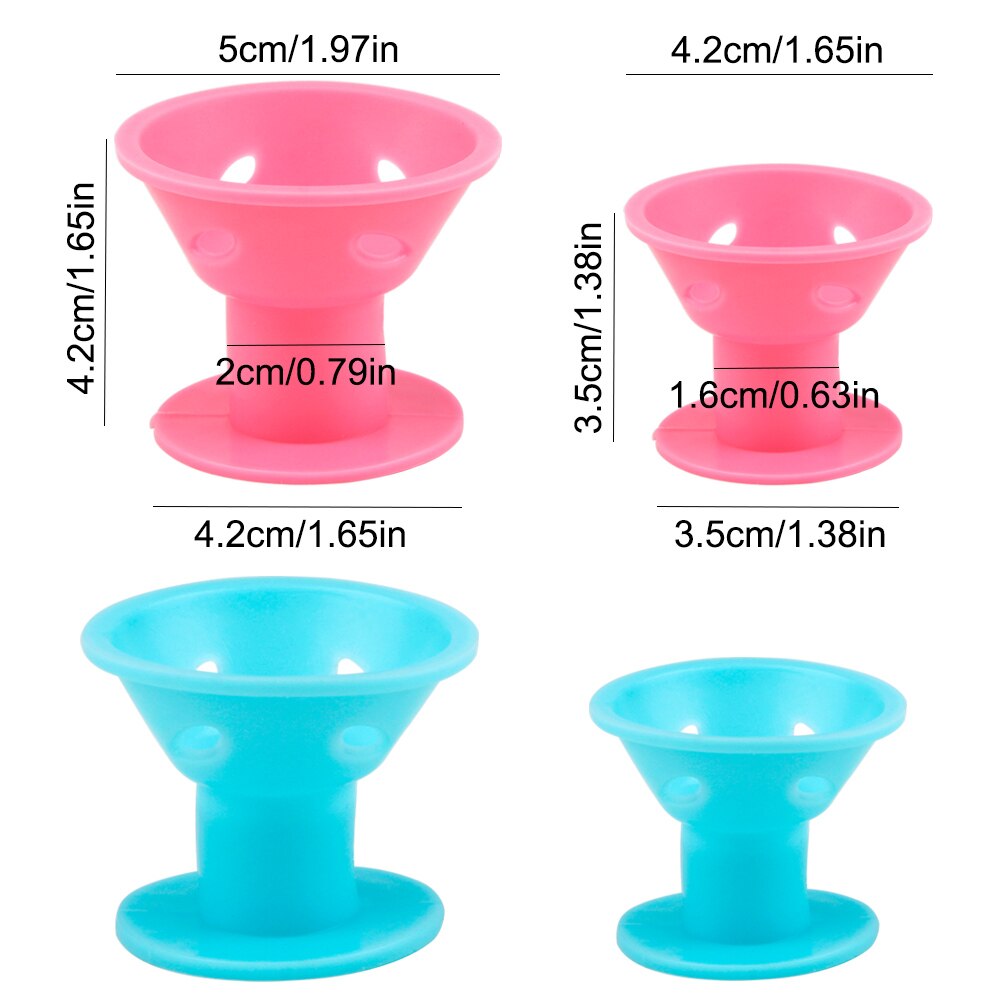 Rulos mágicos para el cuidado del cabello para mujer, rizador suave sin calor, pinza de goma, estilizador de silicona, herramienta de peinado DIY, 20/30 Uds.