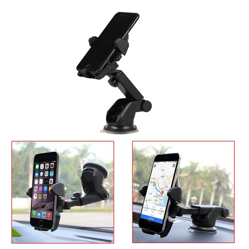 Car Phone Mount Bracket Holder Universal Extensible Long Arm Windshield mobile Cellphone for your mobile phone Stand