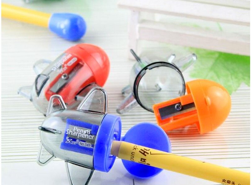 2Pcs Stationery Pencil Sharpener Cute Little Plane Pencil Sharpener Primary School Supplies Award