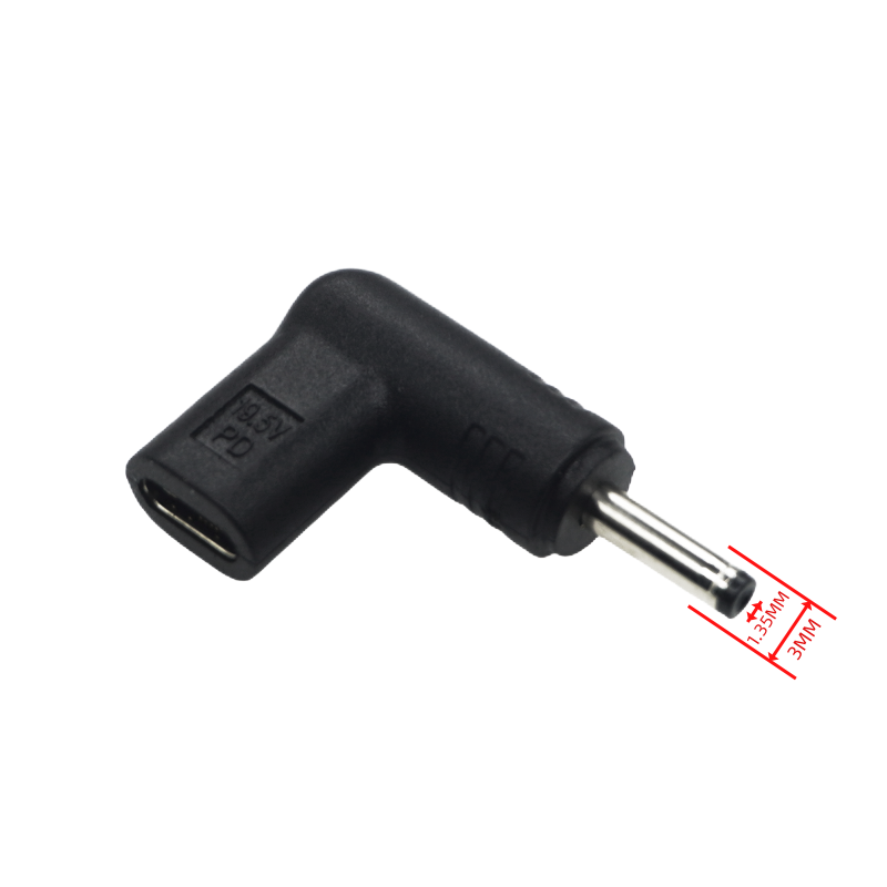 USB C PD to DC Power Connector Universal 20V Type C to DC Jack Plug Charging Adapter Converter for Router Tablet Mini Fan: Orange