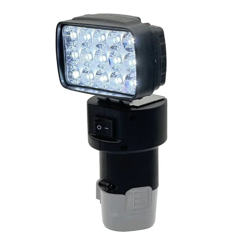 Lámpara de trabajo con batería de litio, foco, linterna para Lomvum DeYun ZhiPu para KoMax GCRAFT, batería de litio de 12V y 10,8 V