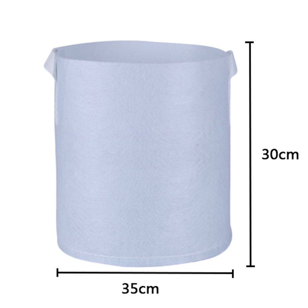 Grow Bags Garden Pots Planters Round Non-woven Fabric Pots Plant Pouch Root Container Grow Bag Aeration Garden Container L4