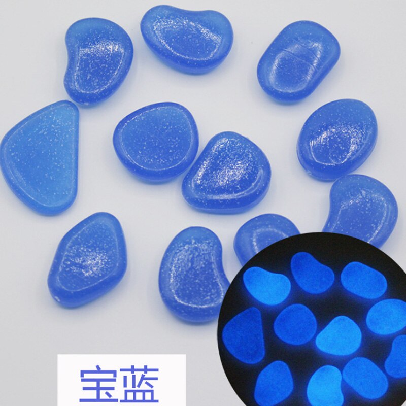 20 Pcs Gesimuleerde Kasseien Game Stukken Fluorescentie Acryl Onregelmatige Steen Voor Glow In The Dark Speelgoed: 12
