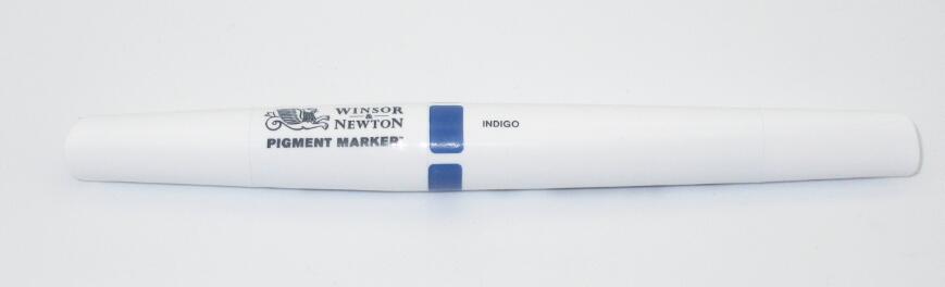 Winsor & Newton Pigment Markers Blue and Green Tones: Indigo