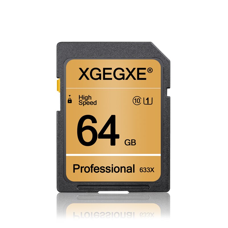 Digital Kamera Speicher Karte Reale Kapazität 64GB 32GB 16GB 8GB 4GB High Speed Class 10 UHS-I Professionelle 633x XGEGXE Lagerung Karte: 64 GB