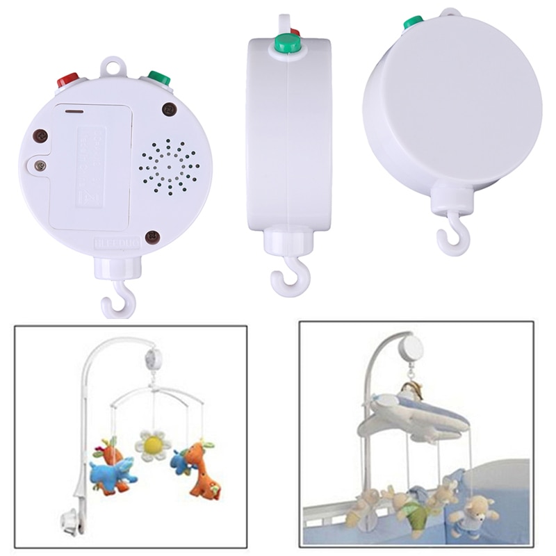 35 Songs Dreh Baby Mobile Krippe Bett Glocke Spielzeug Batterie-betrieben Musik Box Neugeborenen Glocke Krippe Elektrische Baby Spielzeug 0-12 monate
