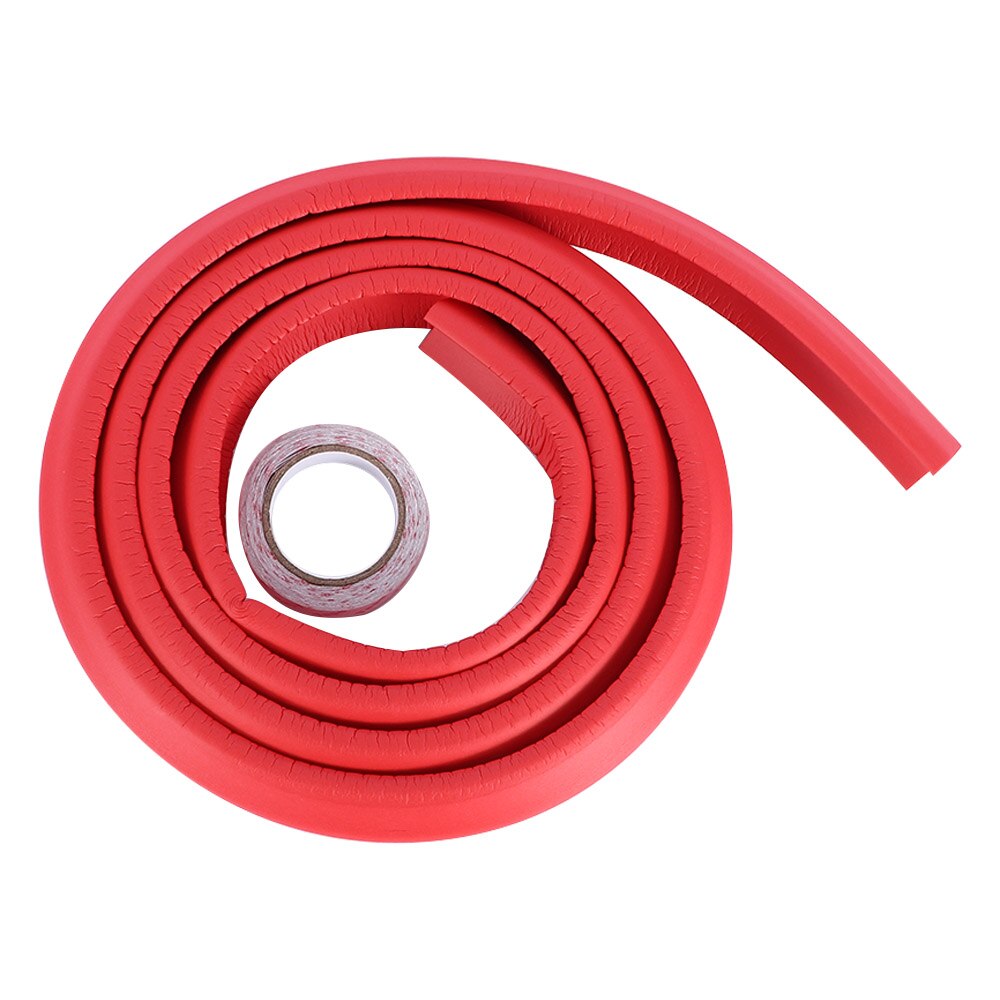 2m Safety Corner Protector Table Desk Edge Guard Soft Strip Children Safe Tape Furniture Corners Angle Protection Thicken: red