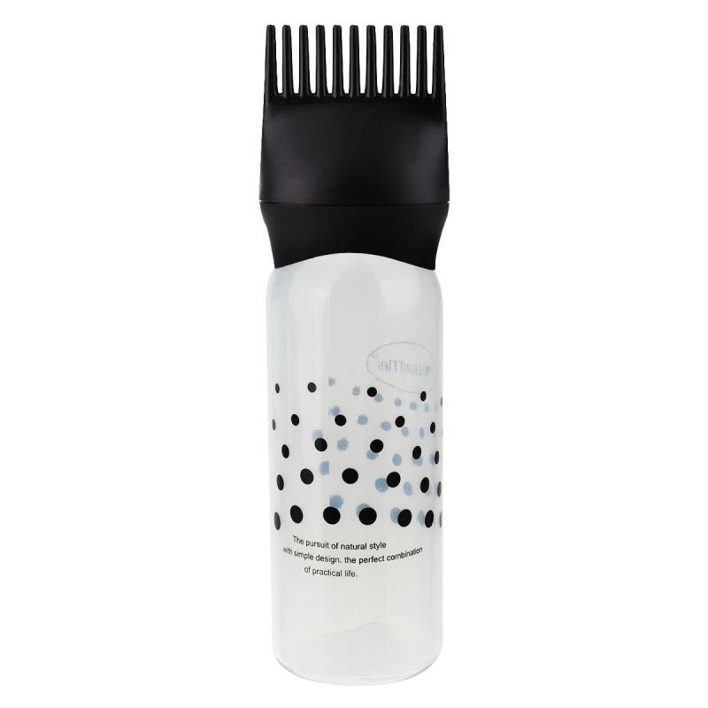 170 Ml Verven Shampoo Fles Plastic Afgestudeerd Haarverf Fles Hervulbare Salon Haar Verven Stomerij Flessen Styling Tool: Black