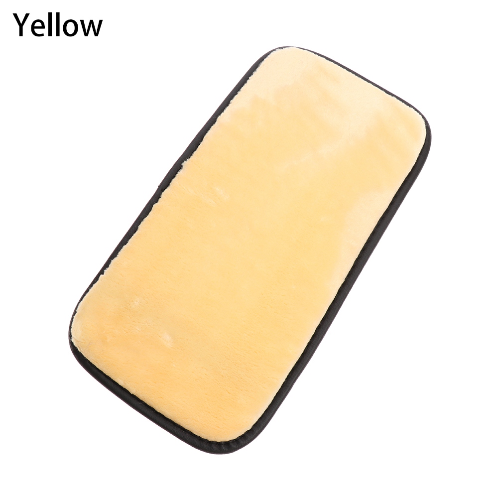 1PC Auto Armsteun Box Pad Cover Center Console Box Armsteun Pad Kussenhoes Duurzaam Mat Voor Auto Auto SUV interieur Accessoires: Yellow