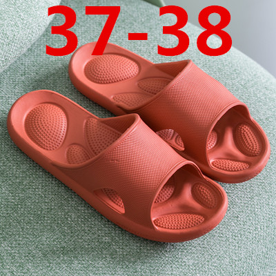 XiaoMi mijia slippers EVA soft bottom comfortable non-slip wear-resistant shock absorption summer sandals home bathroom: orange 37-38