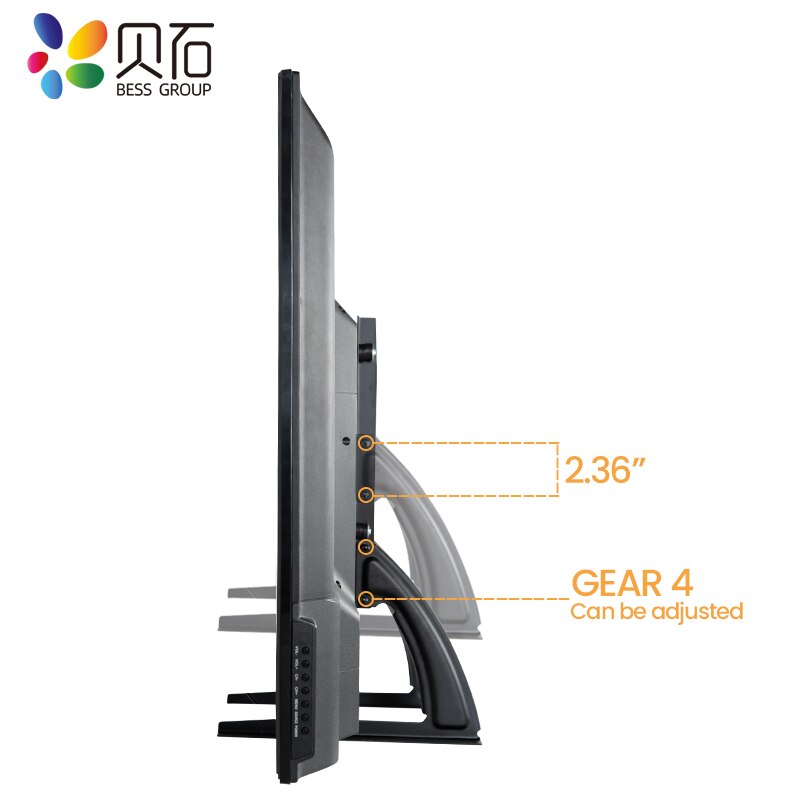 Beishi universal bordplate tv-stativ pidestall for 14-42 -tommers lcd/led/plasma-tver, tv-stativben for skjermmonitorbrakett
