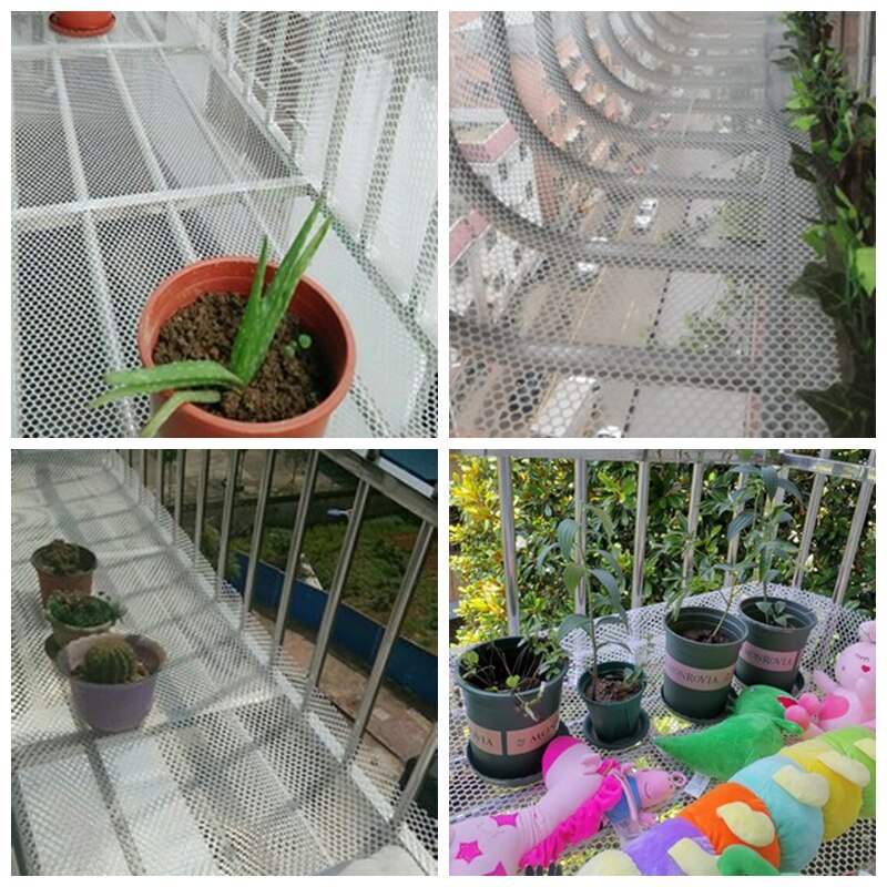 Home Balcony Protective Net Room Window Divide Children Fence Stealth Plastic Net Stairs Safety Net Anti-fall Fence